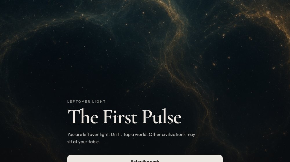 Screenshot of The First Pulse companion game